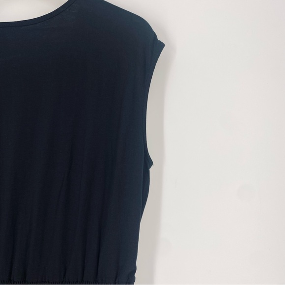 Banana Republic Black Notch-Neck Maxi Dress - Picture 5 of 10